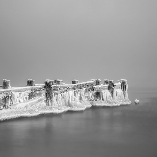 1st Merit Award LANDSCAPE Hamilton Camera Club Karen Cunningham Icy Groynes