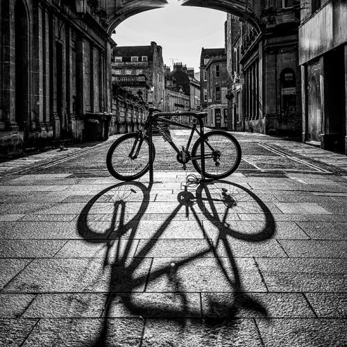 1st Merit Award MON  Janice Meyers Early Morning Bike Ride, Bath England