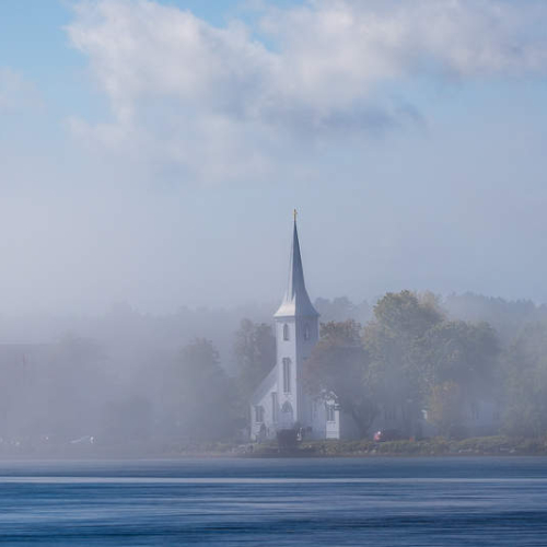 1st Merit Award NS Langley Camera Club Kayla Stevenson Morning Mist At Mahone Bay