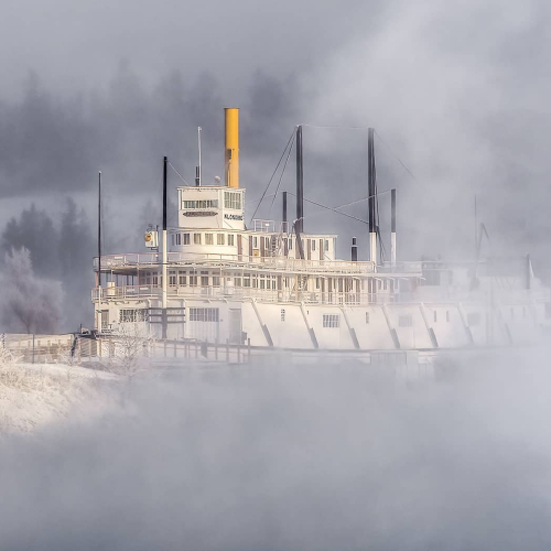 1st Merit Award YT  Steve Wilson Ss Klondike Shrouded In Ice Fog