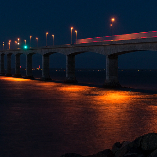 2nd Merit NB Guy L Brun Confederation Bridge Illuminated