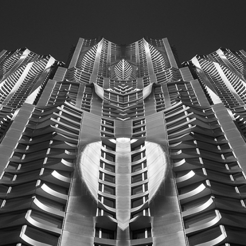 2nd Merit Award AR Lions Gate Camera Club Wes Bergen Gehry Reflection