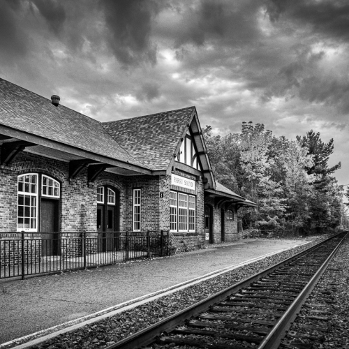 2nd Merit Award MAN MADE London Camera Club Bruce Farrer Parry Sound Train Station