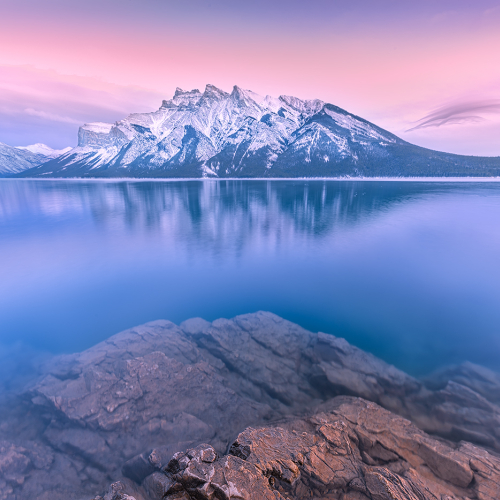 3rd Merit Award Landscape Yun Wang Sunset Minnewanka