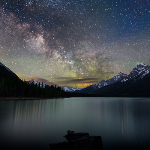 3rd Merit Award Landscape Dan Sigouin Milky Way In Kananaskis