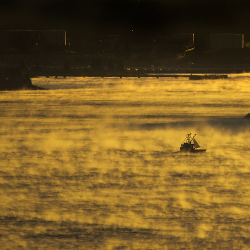 Andrzej Kajetanowicz Halifax Harbour On A Cold Morning