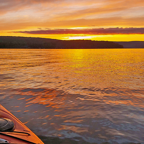 BRONZE MEDAL Grand River Imaging And Photographic Society Sandra Roemer Kayak Into The Sunset