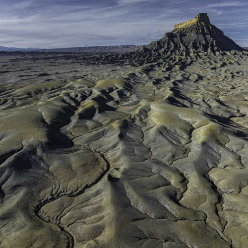 BRONZE MEDAL - Montreal Camera Club - Michael Folinsbee - Mancos Shale Mesa And Emery Sandstone Butte