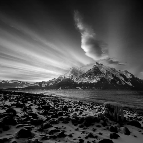 Bronze Medal Images Alberta Camera Club Clayton Reitzel Mt Michener In Monochrome