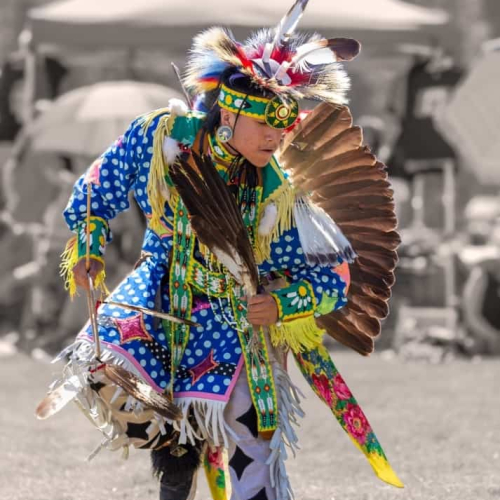 GOLD MEDAL Langley Camera Club Michelle Lark Indigenous Dancer Mission Bc