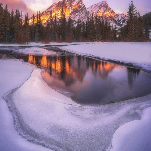 Gold Medal James Xiang Snow Mountain On Fire