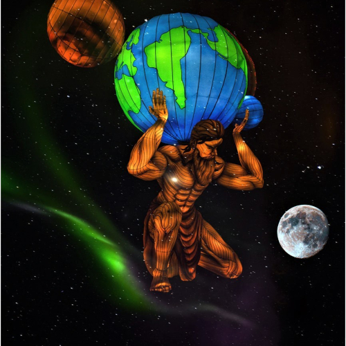 Gold Medal - Jean Liao - Atlas Holding The World