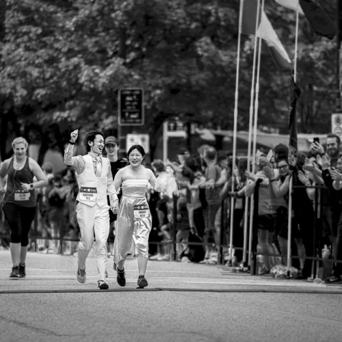 Gold Medal Yingtao Pan Port Marathon Wedding