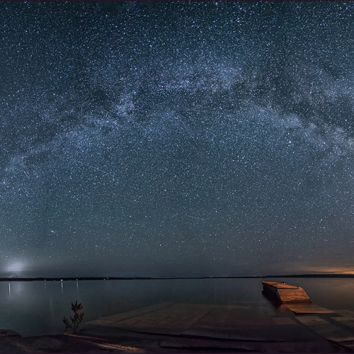Milky Way Over South Bay Manitoulin