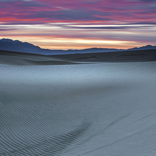 Honour Award Toronto Camera Club Lucie Collins Sunrise At Sand Dunes Death Valley