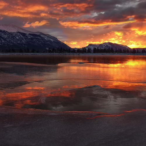 SILVER MEDAL Jiahua Elite Photography Association Zhiwen Li Ice Lake Sunrise