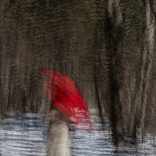 Silver Medal London Camera Club Carla Ryan Red Umbrella