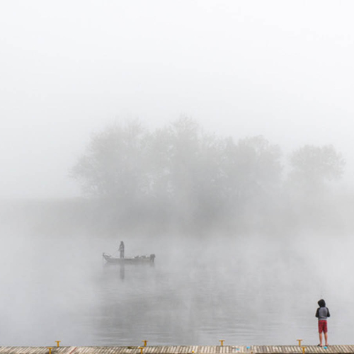 Vanessa Levesque A Foggy Morning Fishing