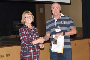 Gerry Kelly receives a Gold Medal